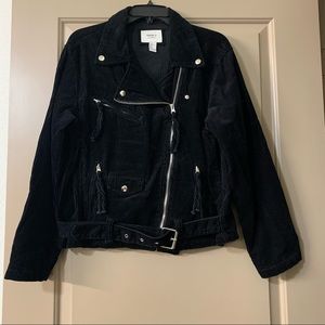 NWOT Forever 21 Corduroy Moto Jacket